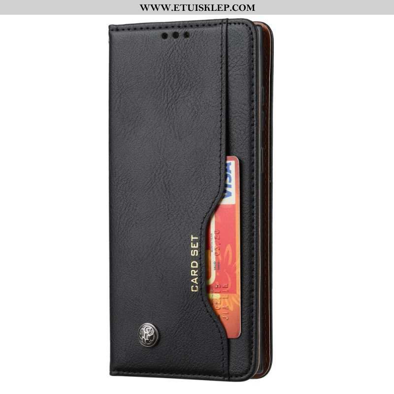 Etui Na Telefon do Samsung Galaxy S23 Ultra 5G Etui Folio Etui Na Karty Ze Sztucznej Skóry